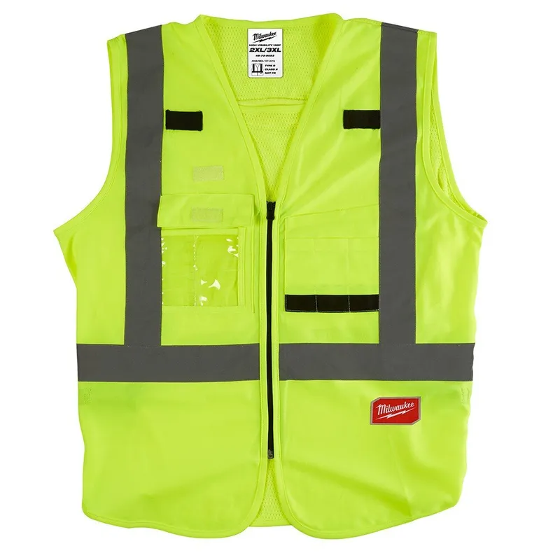 CLASS 2 HIGH VISIBILITY SAFETY VESTS