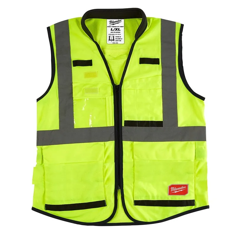 Milwaukee High Visibility Yellow Performance Safety Vest - L/XL (CSA)