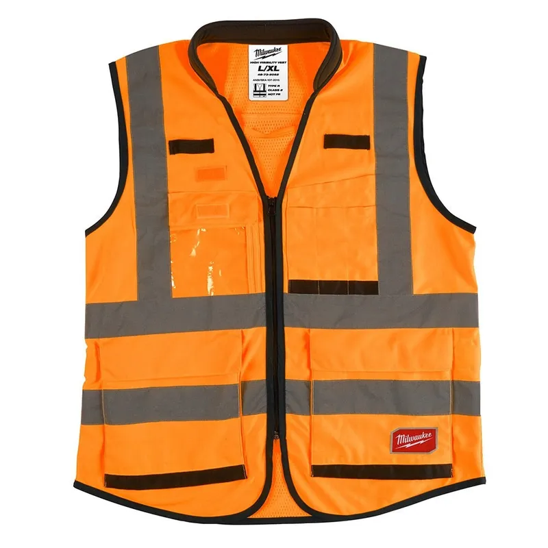 Milwaukee High Visibility Orange Performance Safety Vest - XXL/XXXL