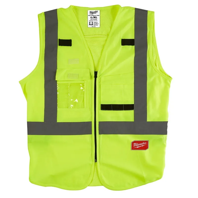 Milwaukee High Visibility Yellow Safety Vest - S/M (CSA)