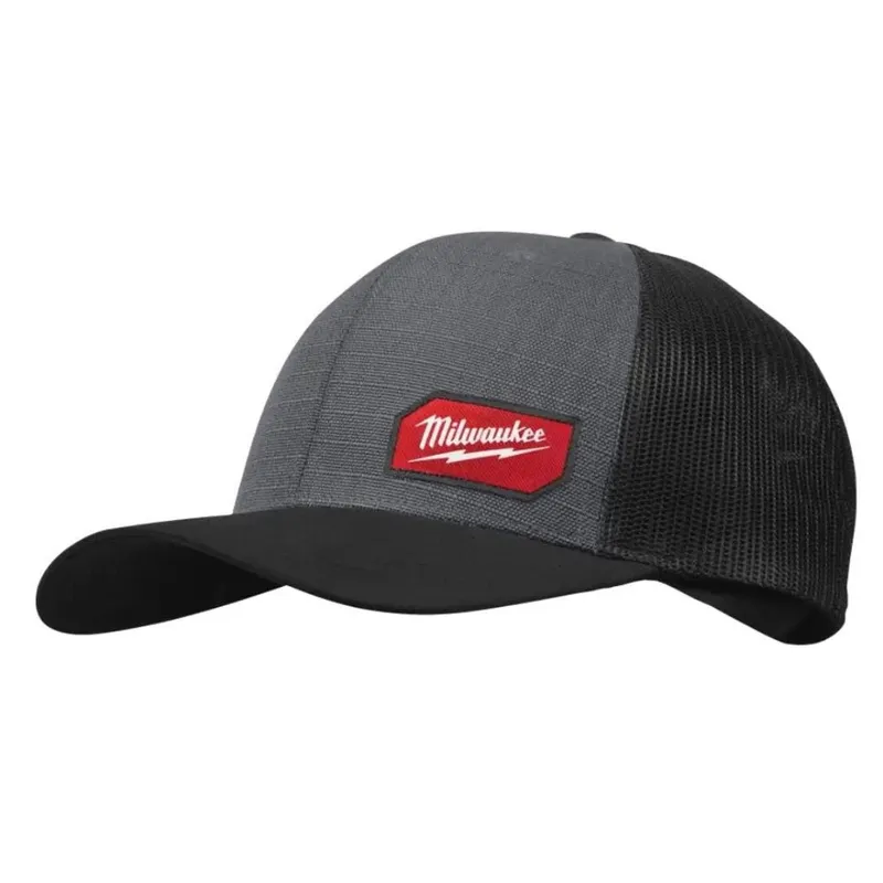 Milwaukee GRIDIRON Snapback Trucker Hat - Gray