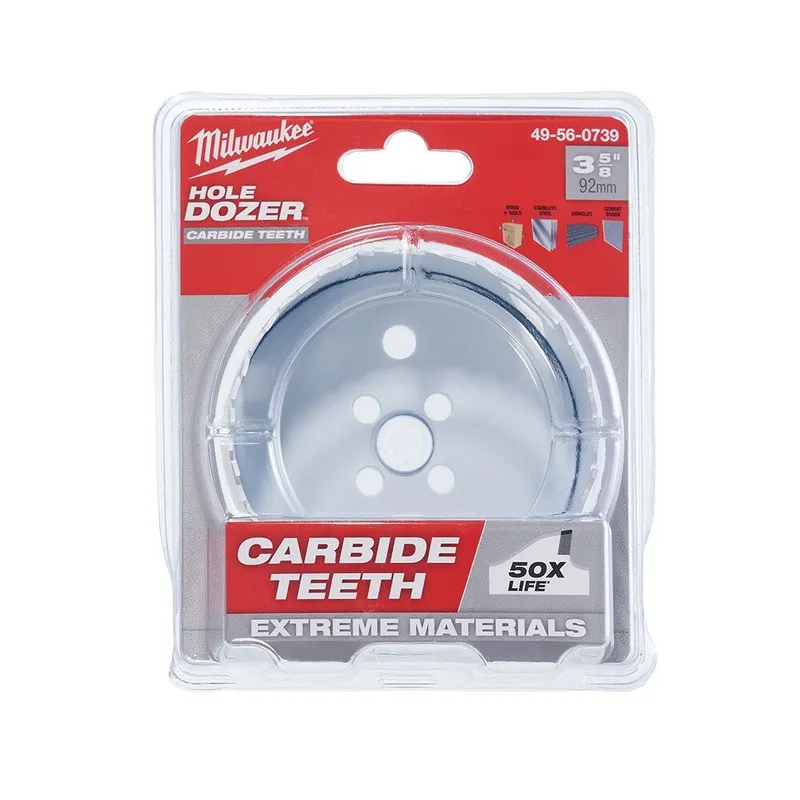 Milwaukee 3-5/8" HOLE DOZER with Carbide Teeth Hole Saw