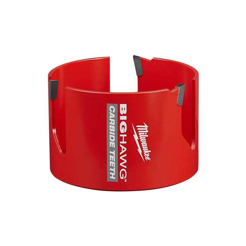 Milwaukee 4" Big Hawg with Long Life 10X Larger Carbide Teeth