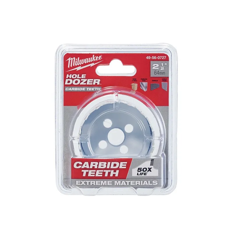 Milwaukee 2-1/2" HOLE DOZER with Carbide Teeth Hole Saw