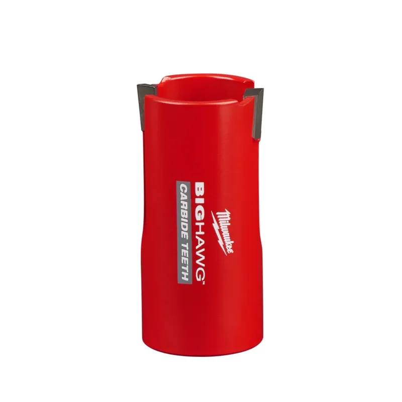 Milwaukee 1-3/8" Big Hawg with Long Life 10X Larger Carbide Teeth