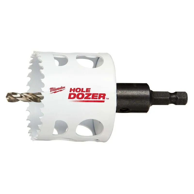Milwaukee 2-1/4" HOLE DOZER Bi-Metal Hole Saw with Arbor