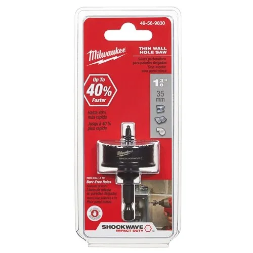 Milwaukee 1-3/8" Shockwave Hole Saw