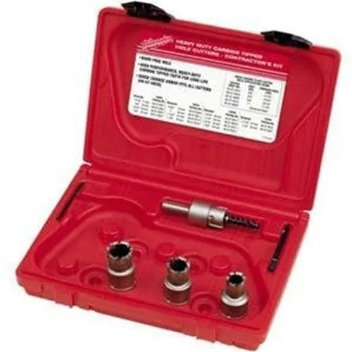Milwaukee 5-Piece Electricians Carbide Hole Saw Kit