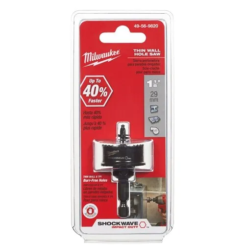 Milwaukee 1-1/8" Shockwave Hole Saw