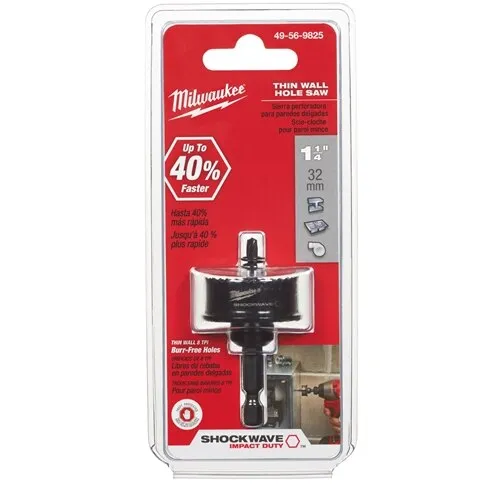 Milwaukee 1-1/4" Shockwave Hole Saw
