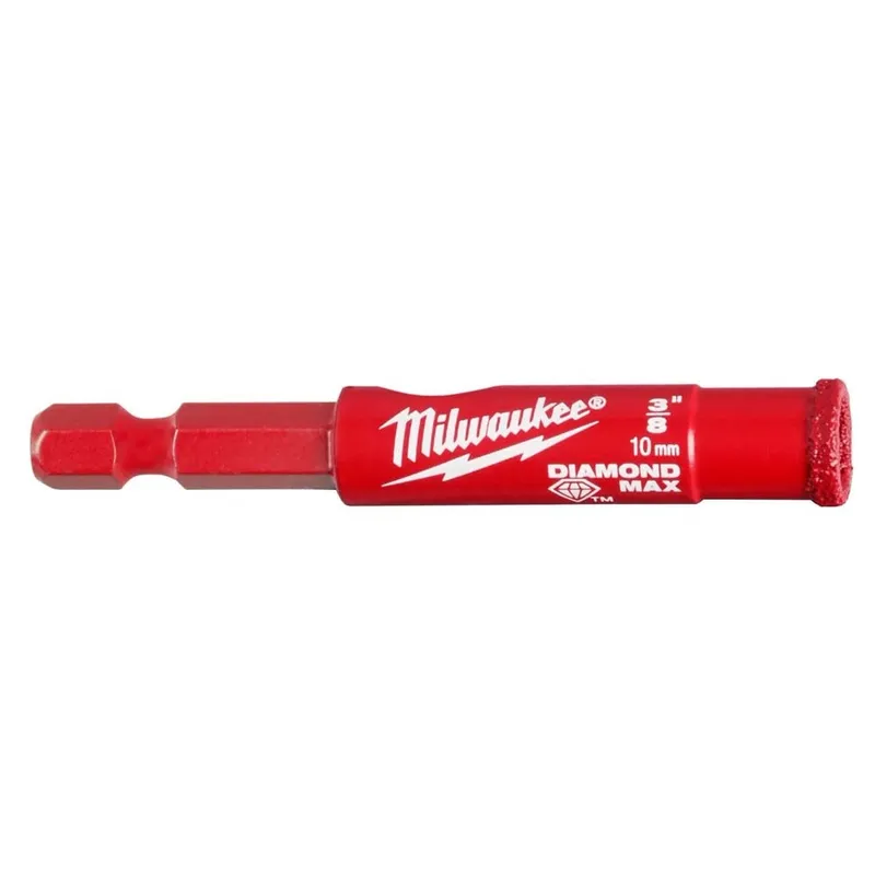 Milwaukee 3/8" Diamond Hole Saw for Tile, Stone, and Glass