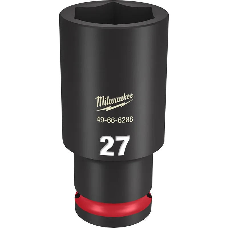 Milwaukee SHOCKWAVE Impact Duty 1/2"Drive 27MM Deep 6 Point Socket