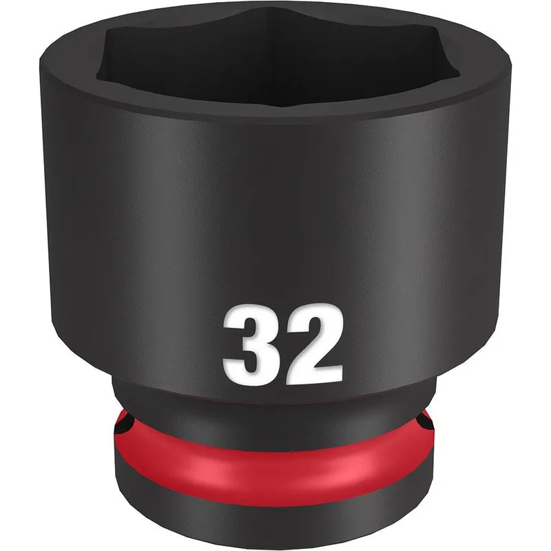 Milwaukee SHOCKWAVE Impact Duty 1/2"Drive 32MM Standard 6 Point Socket