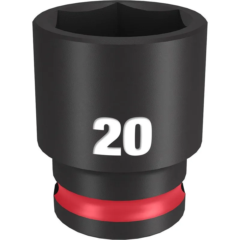 Milwaukee SHOCKWAVE Impact Duty 3/8"Drive 20MM Standard 6 Point Socket