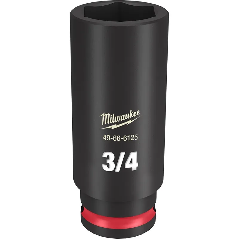 Milwaukee SHOCKWAVE Impact Duty 3/8"Drive 3/4" Deep 6 Point Socket