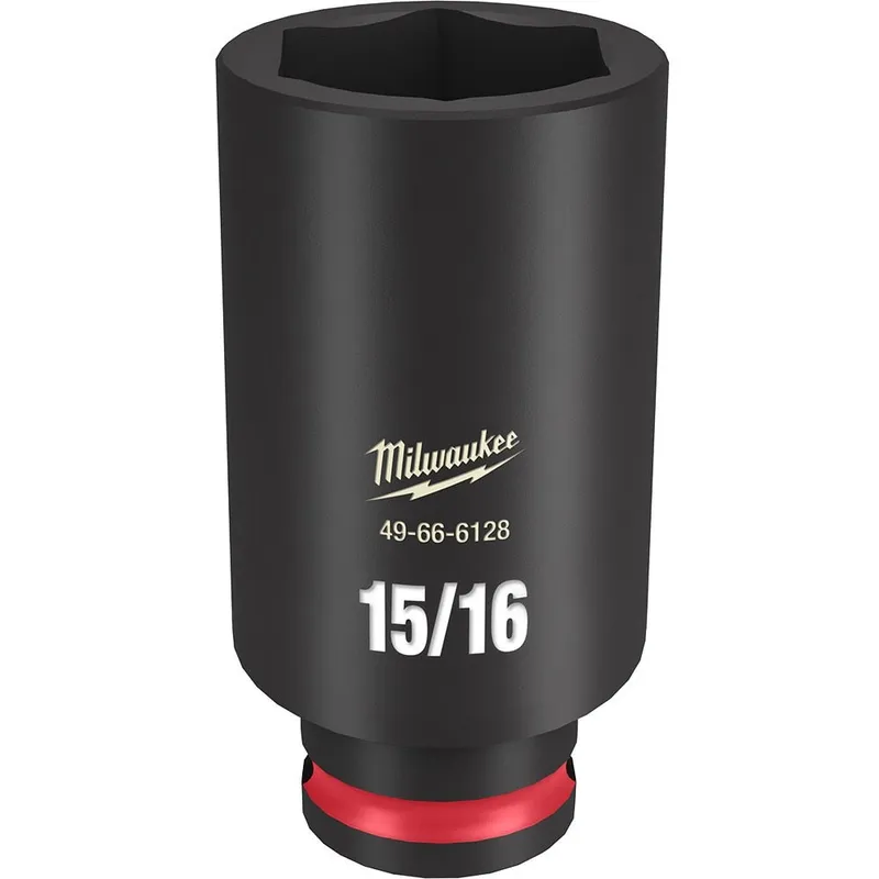 Milwaukee SHOCKWAVE Impact Duty 3/8"Drive 15/16" Deep 6 Point Socket