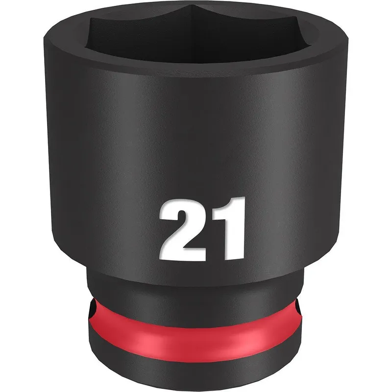 Milwaukee SHOCKWAVE Impact Duty 3/8"Drive 21MM Standard 6 Point Socket