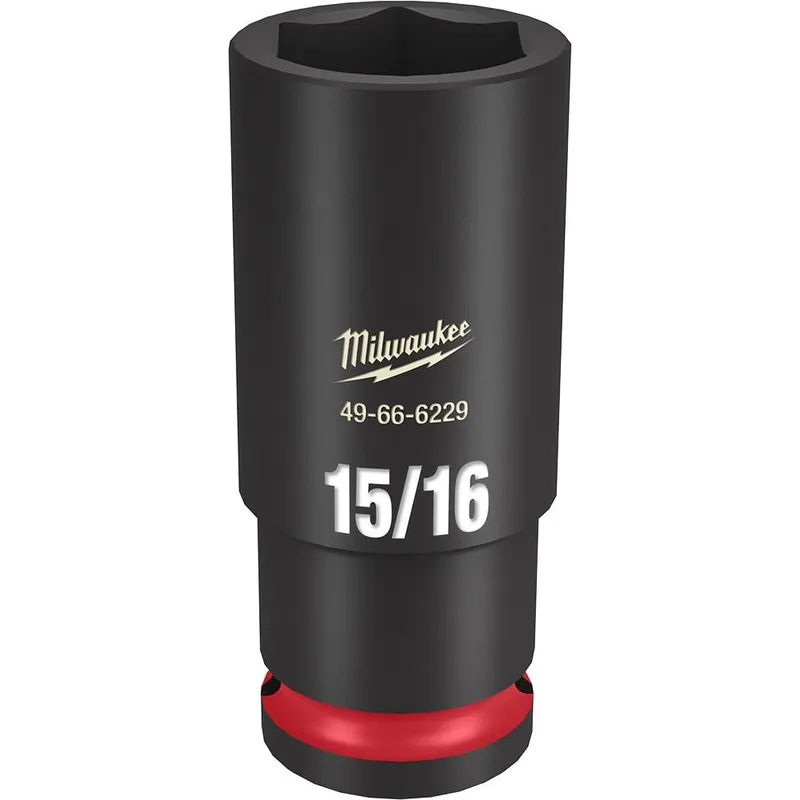 Milwaukee SHOCKWAVE Impact Duty 1/2"Drive 15/16" Deep 6 Point Socket