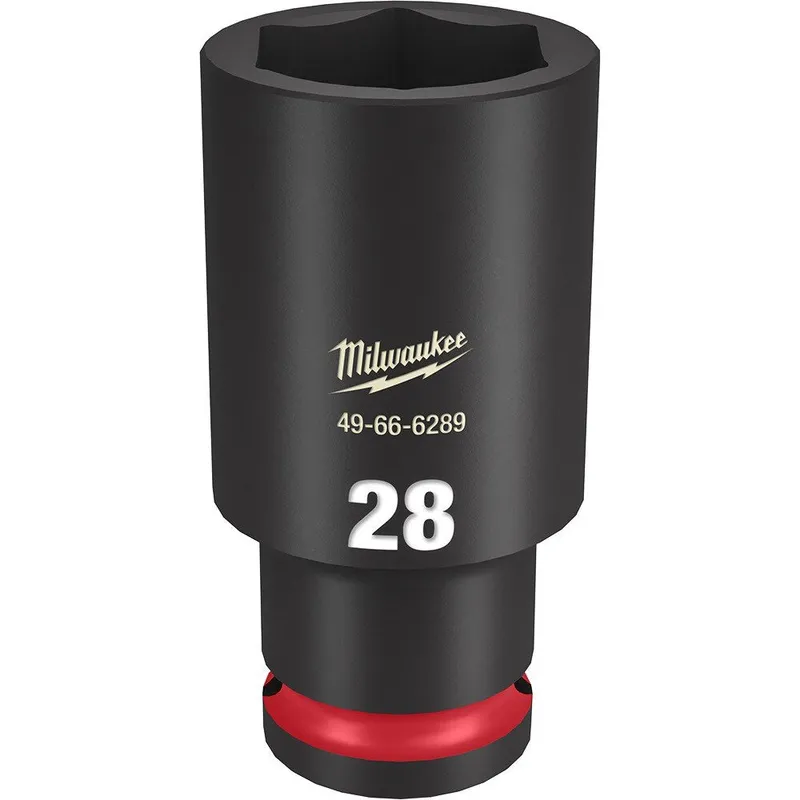 Milwaukee SHOCKWAVE Impact Duty 1/2"Drive 28MM Deep 6 Point Socket