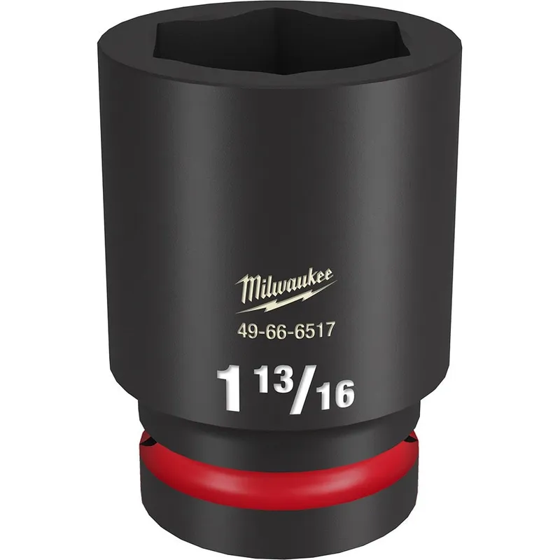 Milwaukee SHOCKWAVE Impact Duty 1"Drive 1-13/16" Deep 6 Point Socket
