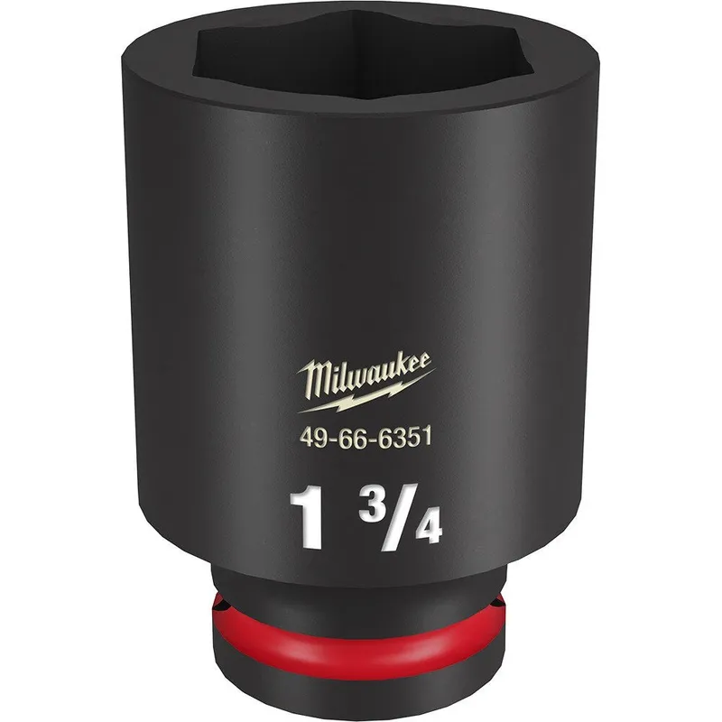 Milwaukee SHOCKWAVE Impact Duty 3/4"Drive 1-3/4" Deep 6 Point Socket