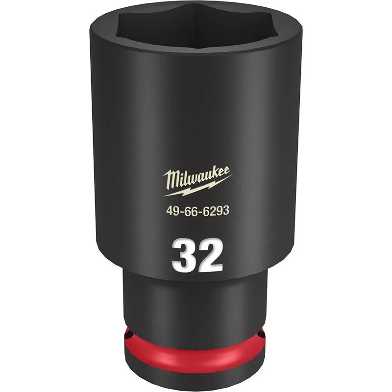 Milwaukee SHOCKWAVE Impact Duty 1/2"Drive 32MM Deep 6 Point Socket
