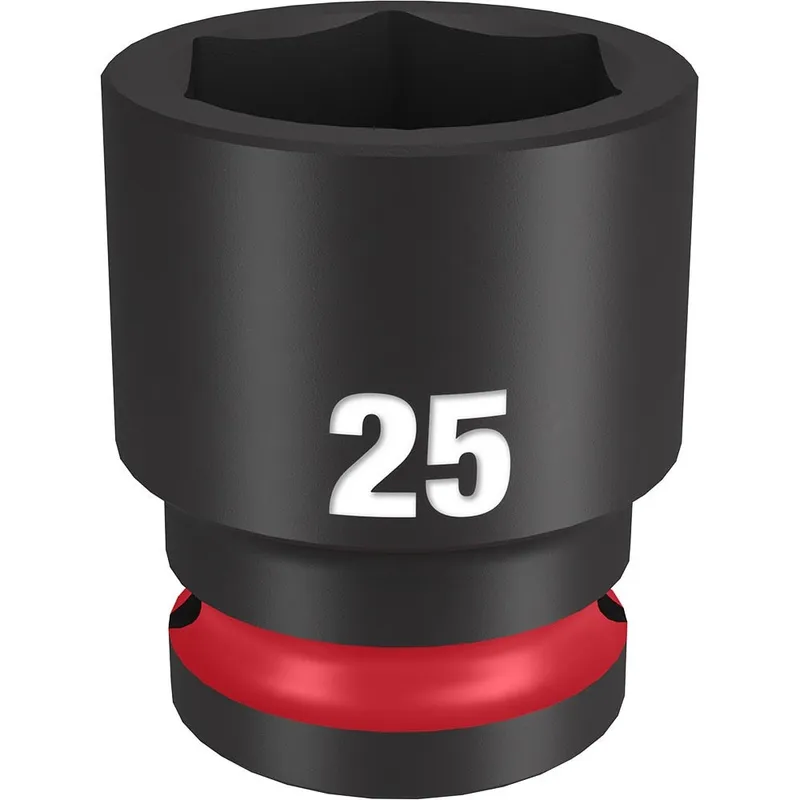 Milwaukee SHOCKWAVE Impact Duty 1/2"Drive 25MM Standard 6 Point Socket