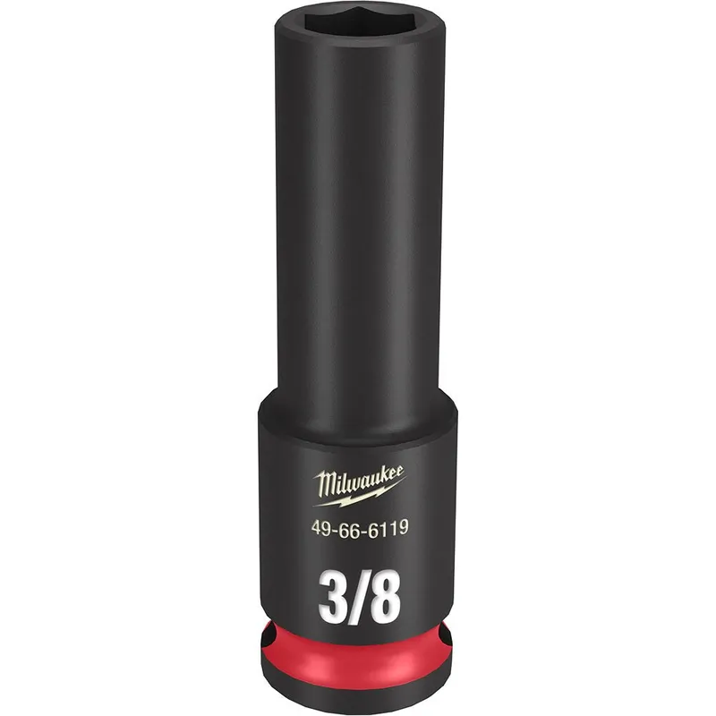 Milwaukee SHOCKWAVE Impact Duty 3/8"Drive 3/8" Deep 6 Point Socket