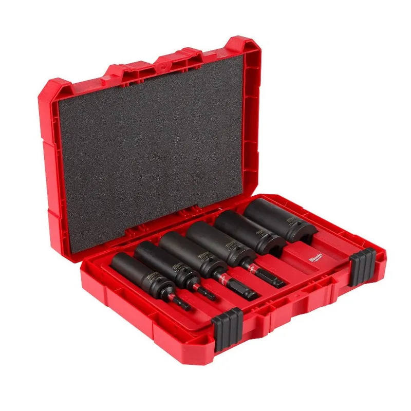 Milwaukee Shockwave Lineman's 10PC 2 IN 1 12PT Socket Set