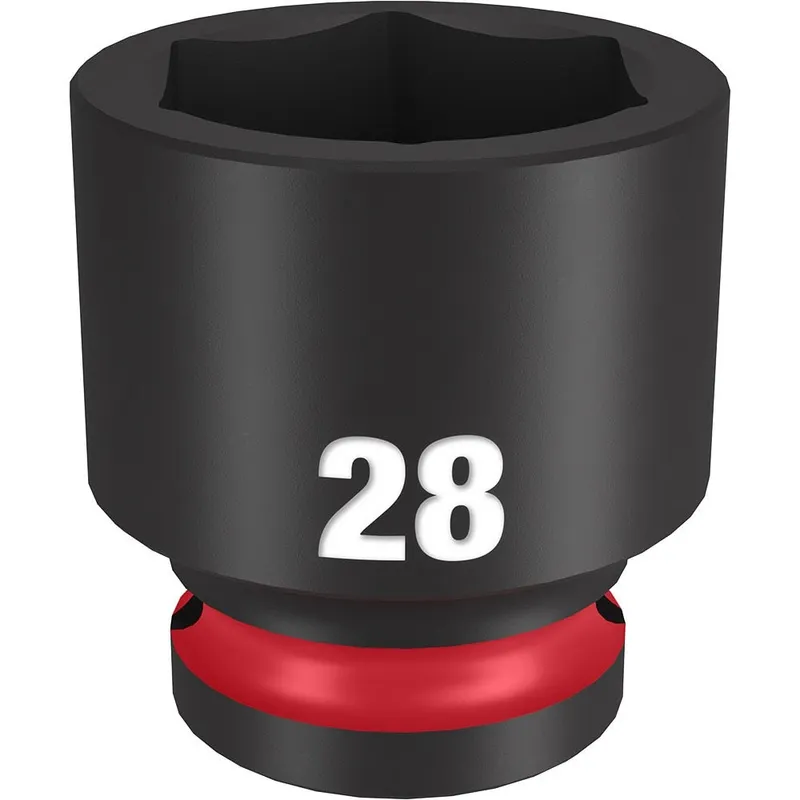 Milwaukee SHOCKWAVE Impact Duty 1/2"Drive 28MM Standard 6 Point Socket