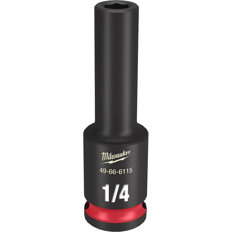 Milwaukee SHOCKWAVE Impact Duty 3/8" Drive 1/4" Deep 6 Point Socket