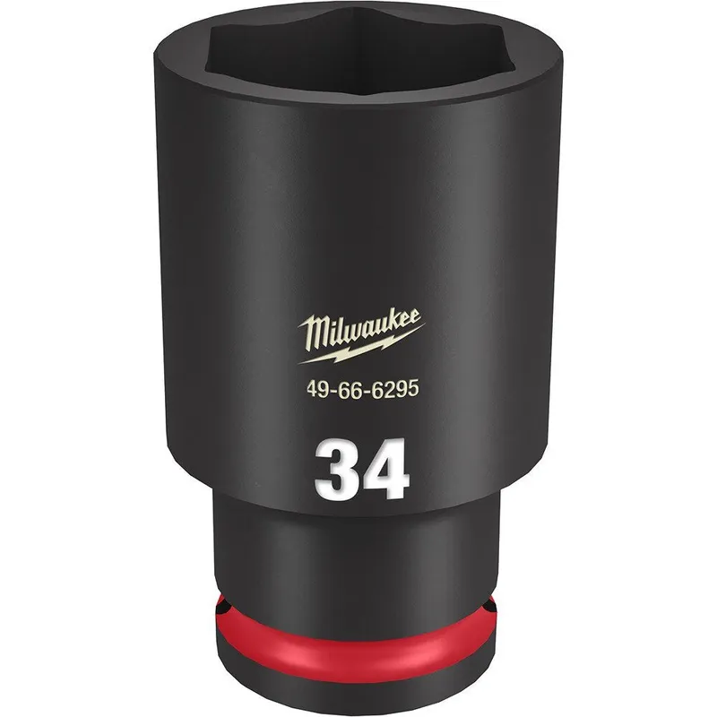 Milwaukee SHOCKWAVE Impact Duty 1/2"Drive 34MM Deep 6 Point Socket