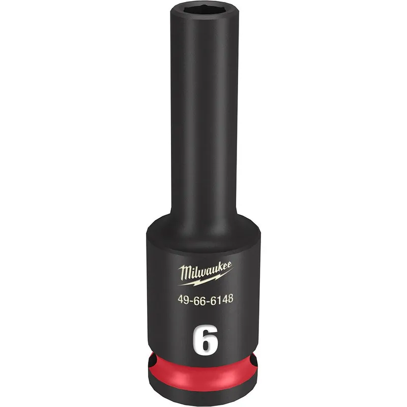 Milwaukee SHOCKWAVE Impact Duty 3/8"Drive 6MM Deep 6 Point Socket