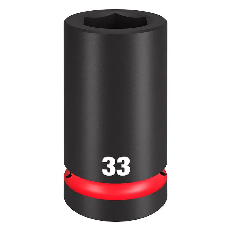 Milwaukee SHOCKWAVE Impact Duty 1" Drive 33mm Deep 6 Point Socket