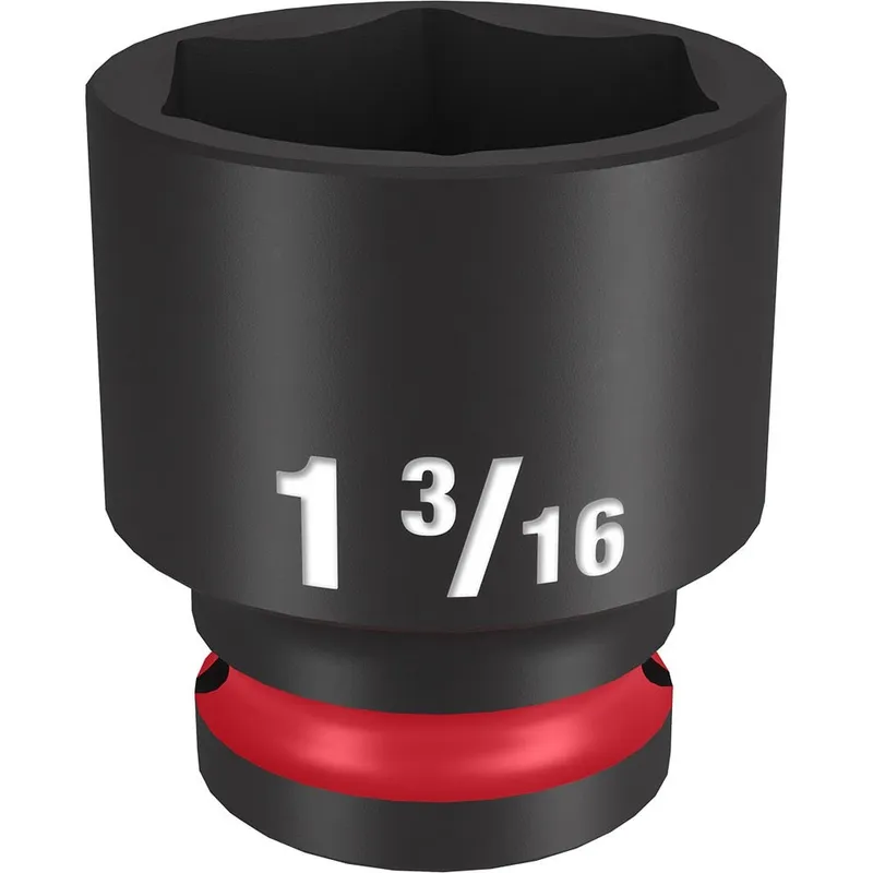 Milwaukee SHOCKWAVE Impact Duty 1/2"Drive 1-3/16" Standard 6 Point Socket