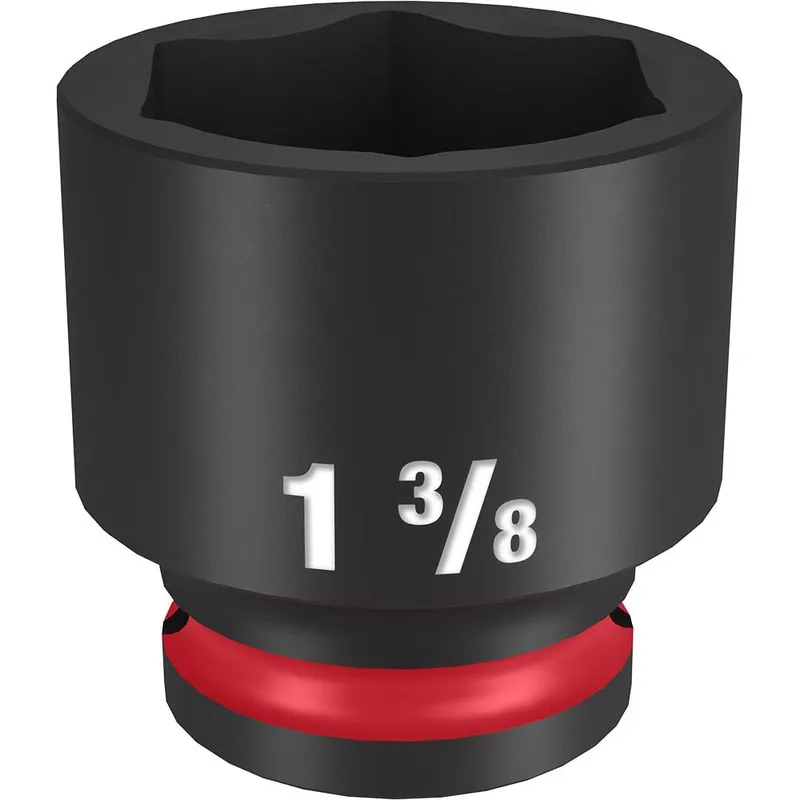 Milwaukee SHOCKWAVE Impact Duty 1/2"Drive 1-3/8" Standard 6 Point Socket
