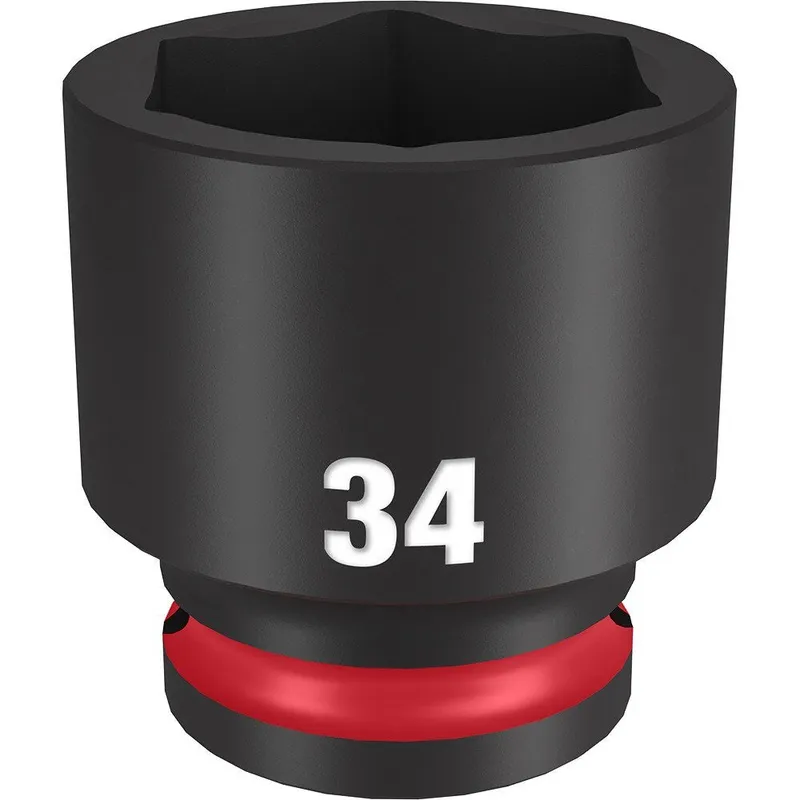 Milwaukee SHOCKWAVE Impact Duty 1/2"Drive 34MM Standard 6 Point Socket