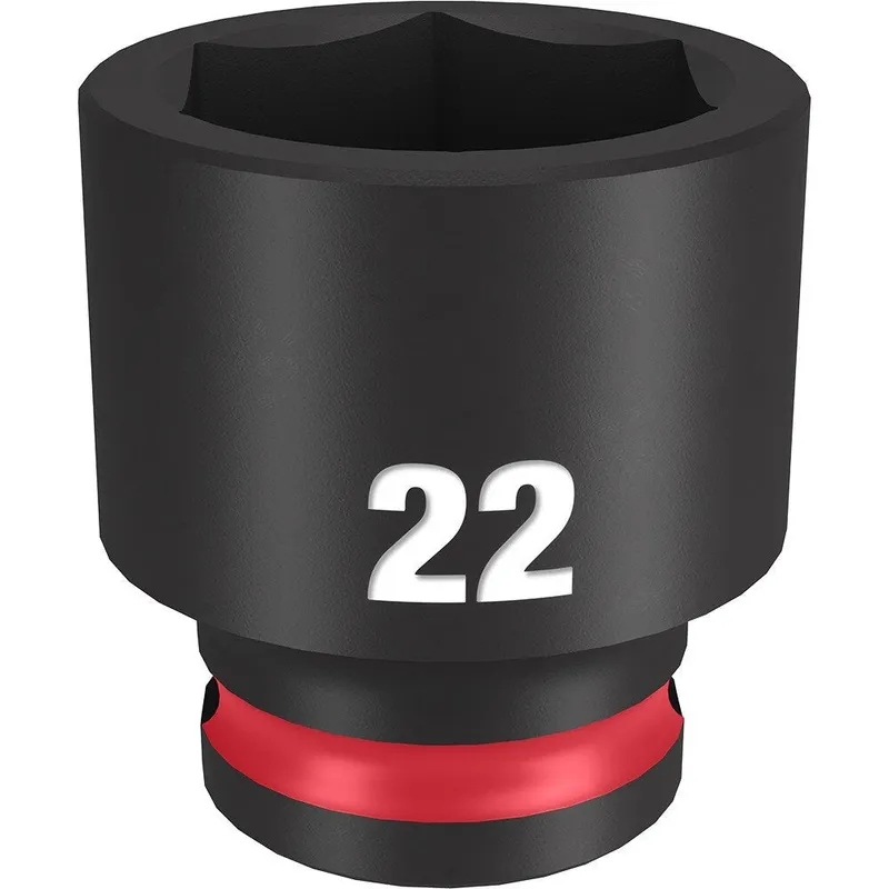 Milwaukee SHOCKWAVE Impact Duty 3/8"Drive 22MM Standard 6 Point Socket