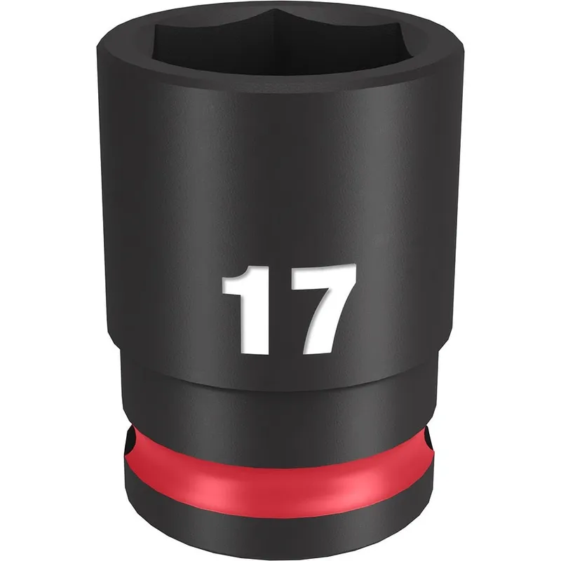Milwaukee SHOCKWAVE Impact Duty 3/8"Drive 17MM Standard 6 Point Socket