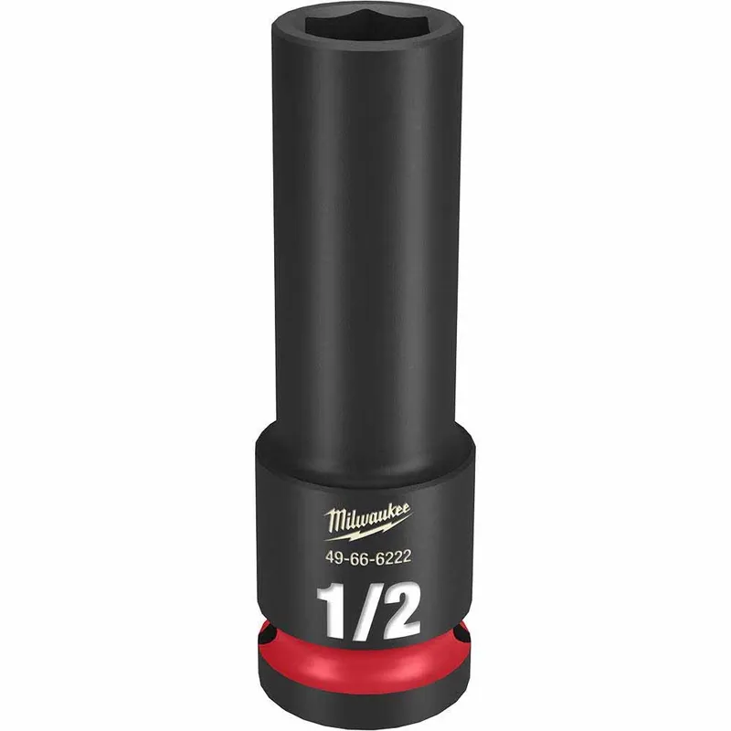 Milwaukee SHOCKWAVE Impact Duty 1/2"Drive 1/2" Deep 6 Point Socket
