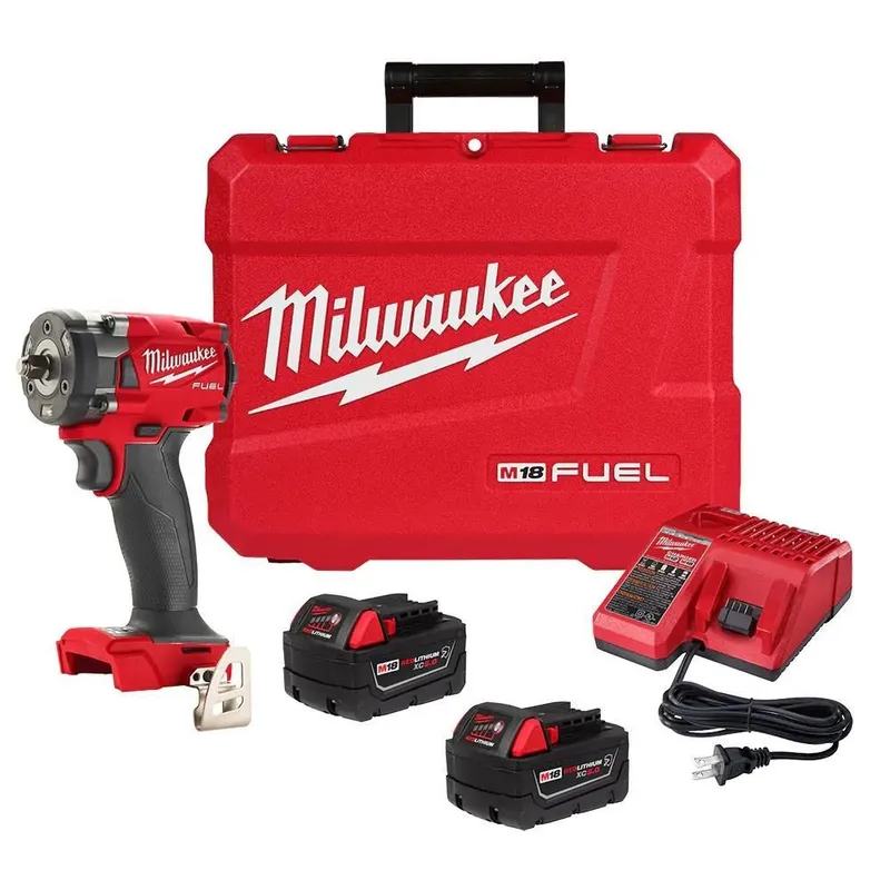 Milwaukee M18 FUEL 3/8 " Compact Impact Wrench w/ Friction Ring Kit