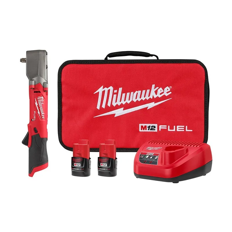 Milwaukee M12 FUEL 3/8" Right Angle Impact Wrench Kit