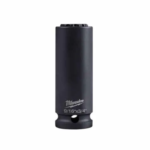 Milwaukee 9/16" and 3/4" 2 In 1 12 Pt Socket