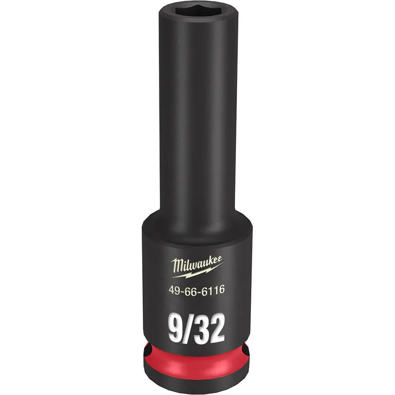 Milwaukee SHOCKWAVE Impact Duty 3/8" Drive 9/32" Deep 6 Point Socket