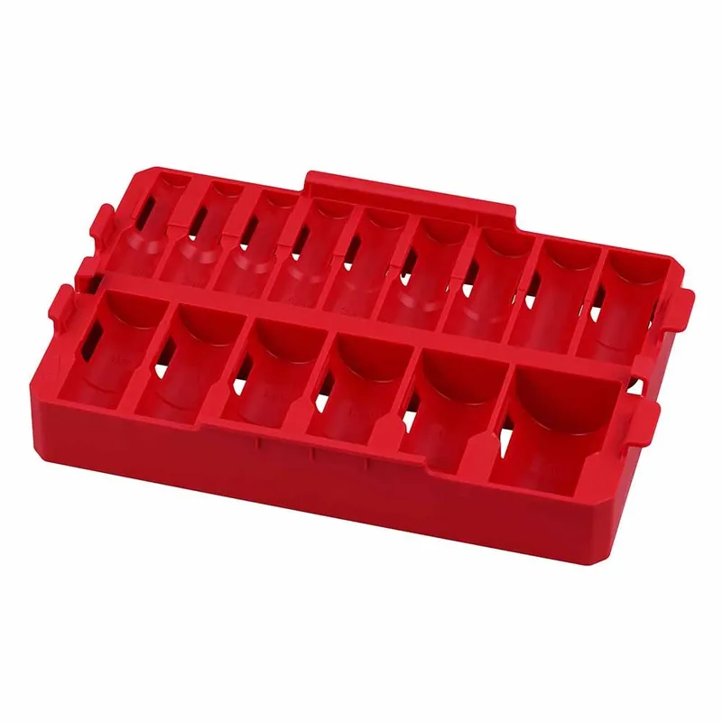 Milwaukee Shockwave Impact Duty Socket 1/2" Drice 15-Piece SAE Tray Only
