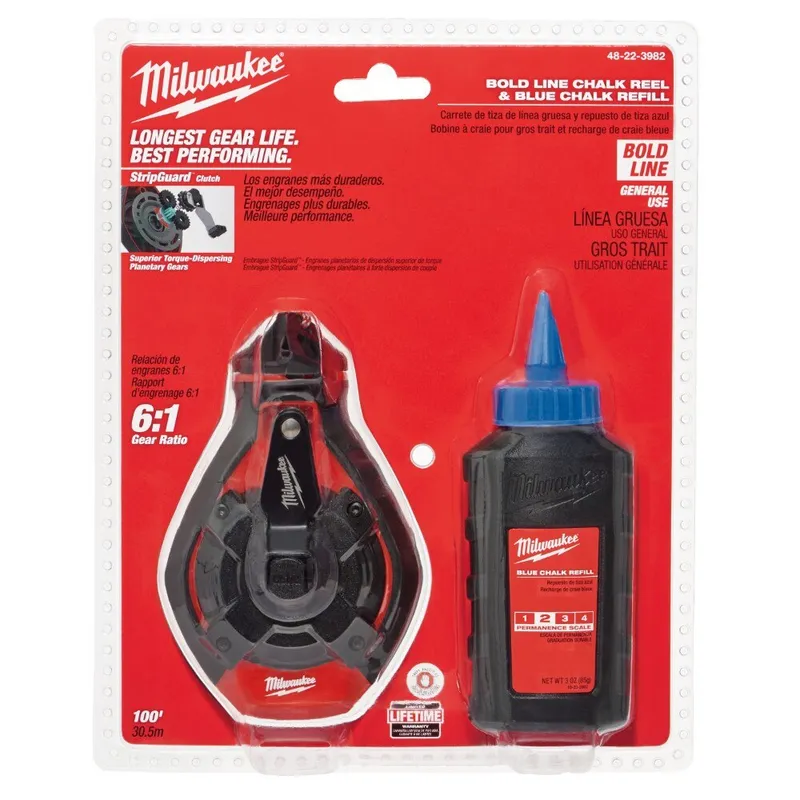 BOLD LINE CHALK REEL KIT W/ BLUE CHALK