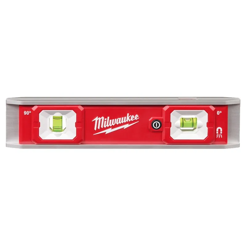 Milwaukee 9" Torpedo Level with Lighted Vials