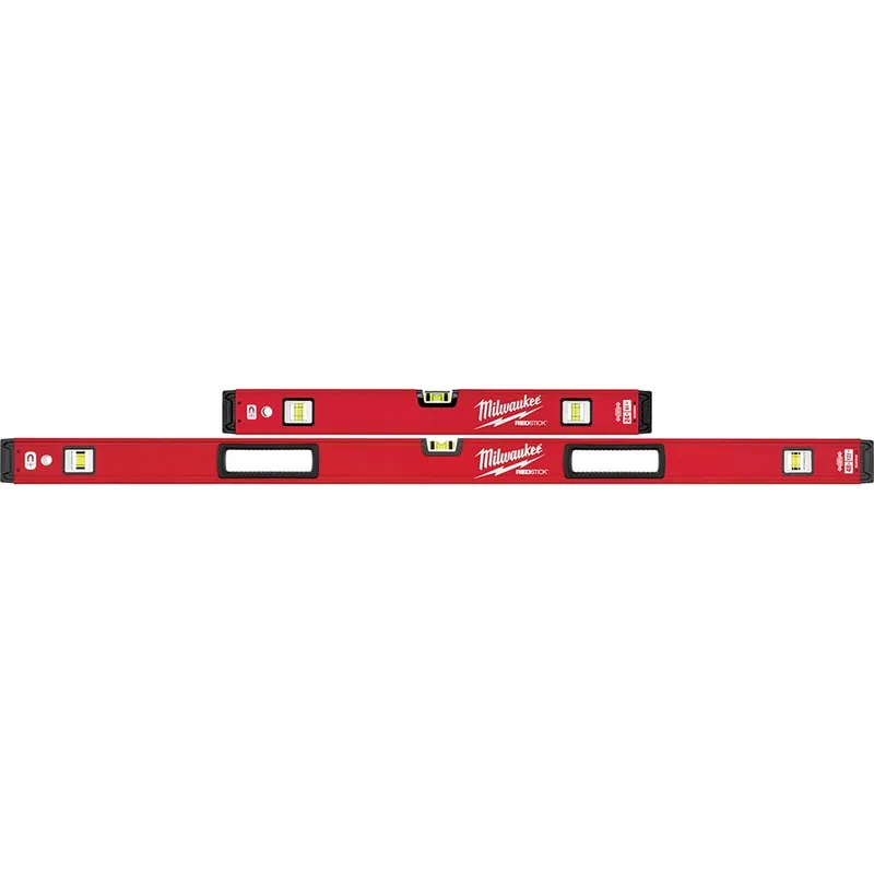 Milwaukee 24" / 48" REDSTICK Magnetic Box Level Set
