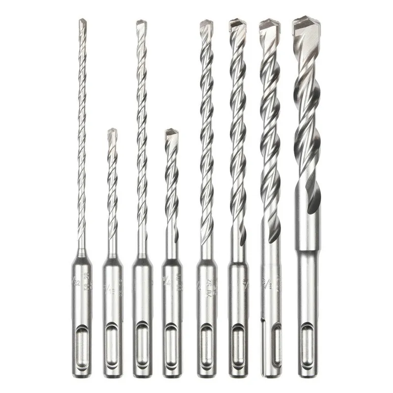 8PC SDS PLUS CONCRETE DRILL BIT KIT