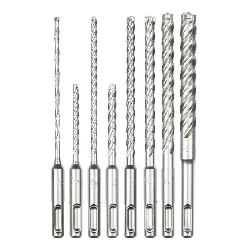 Milwaukee 8pc. SDS Plus MX4 4-Cutter Drill Bit Kit